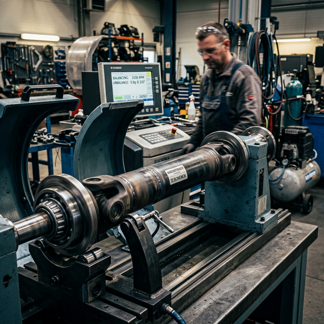 Kardántengely centrírozás